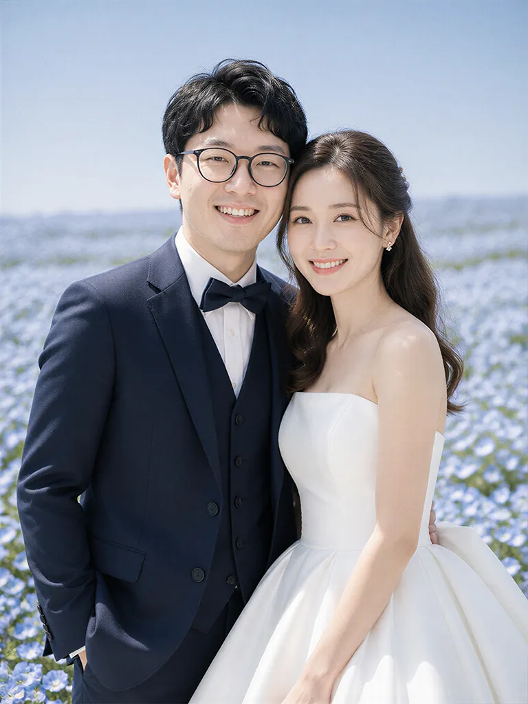 Aislin AI 婚紗照範例－日系春日櫻花