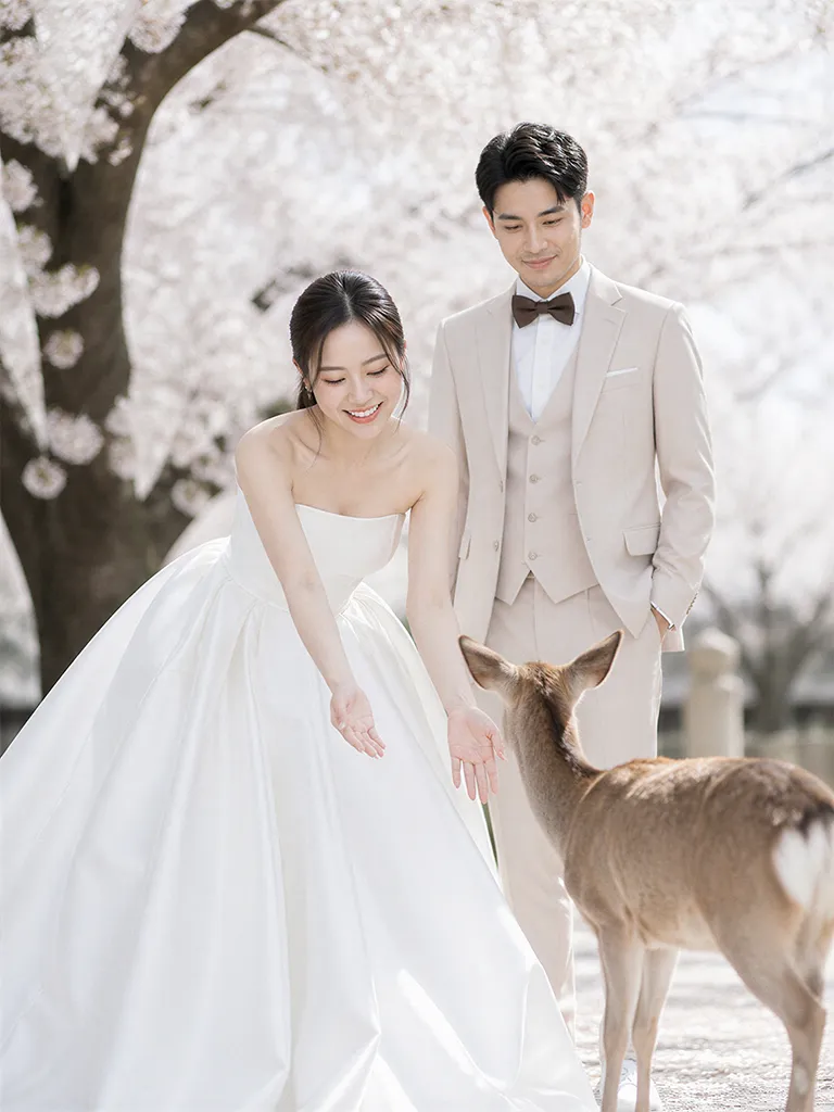 Aislin AI 婚紗照範例－戶外自然陽光